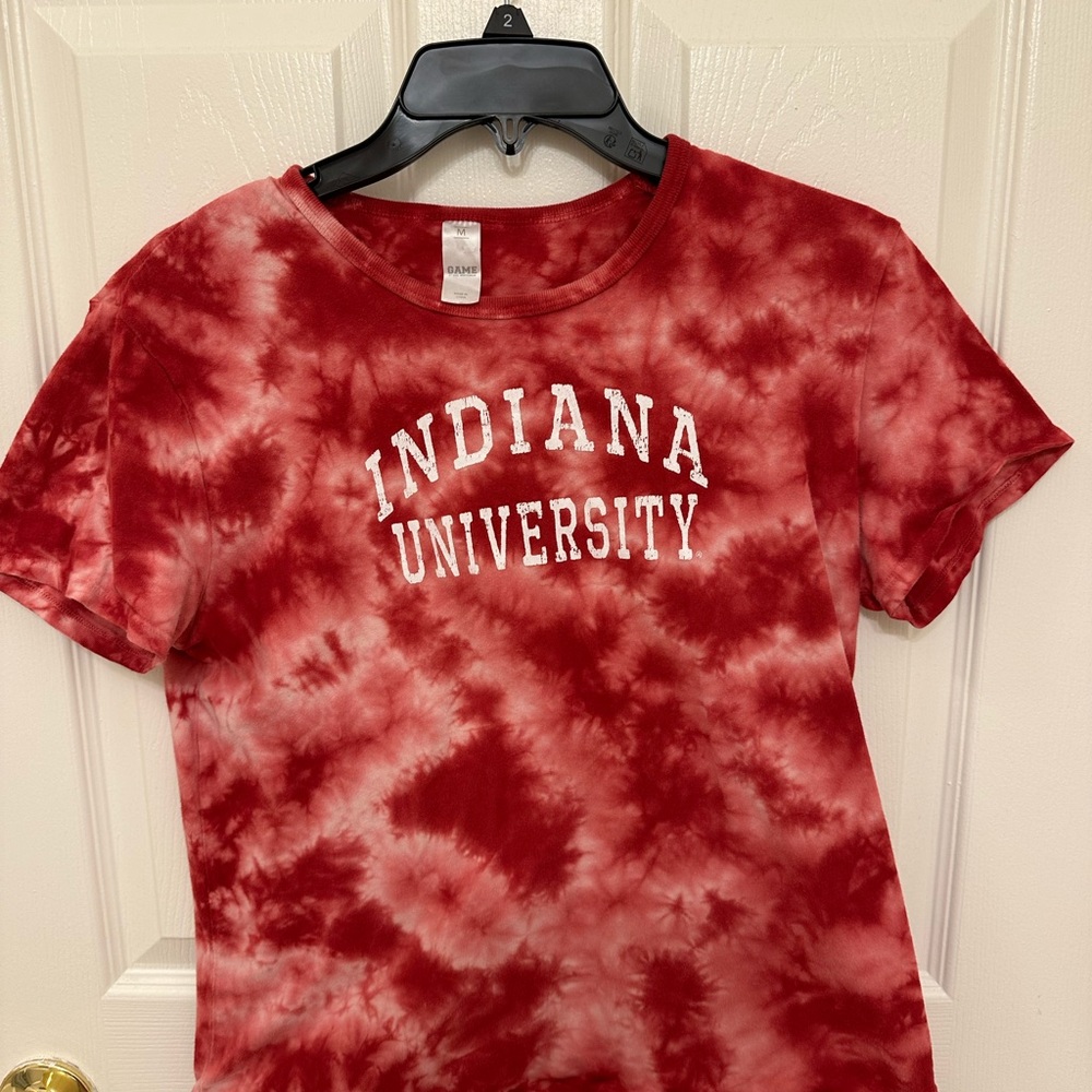 Indiana University Women's Red Tie-Dye T-Shirt